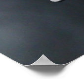 Spooky Halloween-Fledermäuse in Eclipse Poster (Ecke)