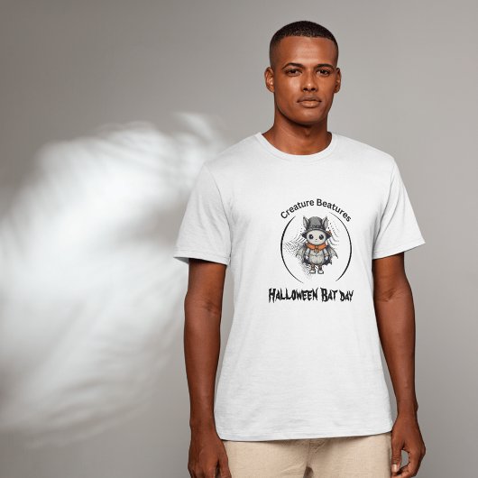 Spooky Halloween Fledermaustag in Disgua T-Shirt