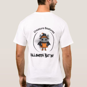 Spooky Halloween Fledermaustag in verschleißem Sch T-Shirt
