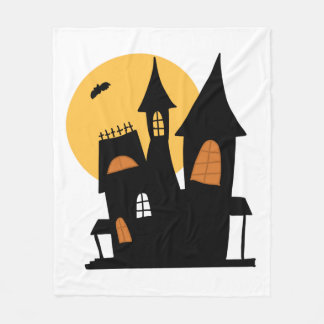 Spooky Halloween Fleece Blanket