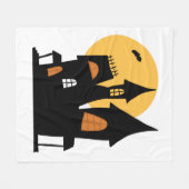 Spooky Halloween Fleece Blanket (Vorderseite (Horizontal))