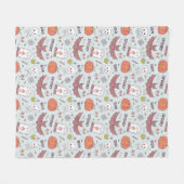 Spooky Halloween Fleecedecke (Vorderseite (Horizontal))