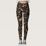 Spooky Halloween Flying Bats Black Orange White Leggings<br><div class="desc">Bereiten Sie sich auf Halloween mit diesen gruseligen,  spukigen,  aber niedlichen Halloween-Leggings vor. Diese Leggings sind mit kleinen orangefarbenen,  schwarzen Fledermäusen bedeckt und sorgen für ein angenehmes Halloween-Ambiente. Erstellt von der einfachen Farmhouse Press.</div>