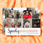 Spooky Halloween-Foto Karte<br><div class="desc">Foto und moderne Skriptkalligraphie.</div>