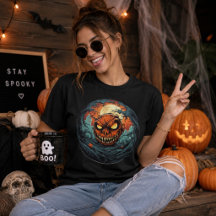Spooky Halloween Full Moon