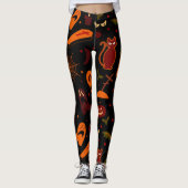 Spooky Halloween Fun Leggings (Vorderseite)
