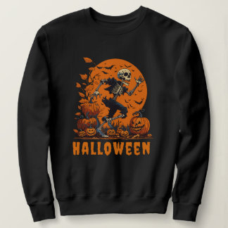Spooky Halloween Funny Skeleton Sweatshirt
