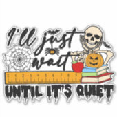 Spooky Halloween FUNNY Sticker (Vorderseite)