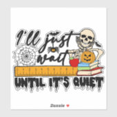 Spooky Halloween FUNNY Sticker (Blatt)
