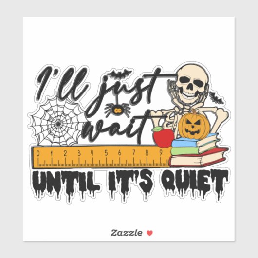 Spooky Halloween FUNNY Sticker (Blatt)