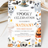 Spooky Halloween Geburtstag Einladung