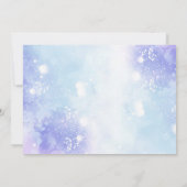 Spooky Halloween Geburtstag Einladung mit Foto (Rückseite)