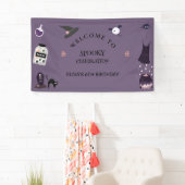 Spooky Halloween Geburtstagsparty Banner (Insitu)