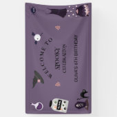 Spooky Halloween Geburtstagsparty Banner (Vertikal)