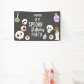 Spooky halloween Geburtstagsparty Banner (InSitu)
