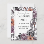 Spooky Halloween Geburtstagsparty Feiertagskarte (Vorderseite)