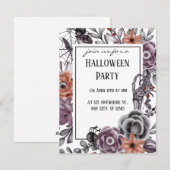 Spooky Halloween Geburtstagsparty Feiertagskarte (Vorne/Hinten)