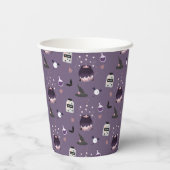 Spooky Halloween Geburtstagsparty Pappbecher (Rückseite)