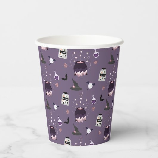 Spooky Halloween Geburtstagsparty Pappbecher (Rückseite)