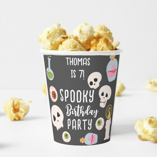 Spooky halloween Geburtstagsparty Pappbecher