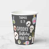 Spooky halloween Geburtstagsparty Pappbecher (Vorderseite)