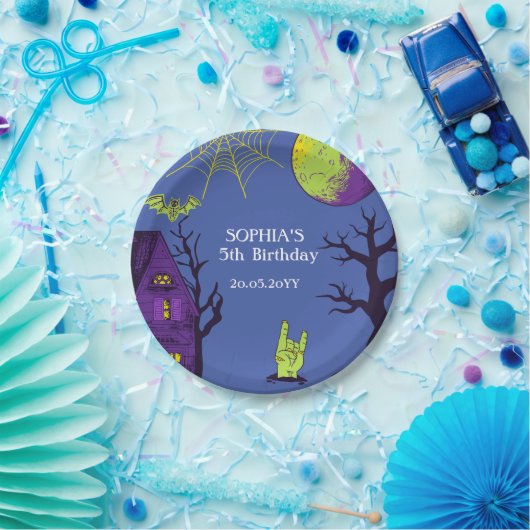 Spooky Halloween Geburtstagsparty Pappteller (Party)