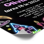 Spooky Halloween Geburtstagsparty Zeitschrift Kaps Poster (Ecke)