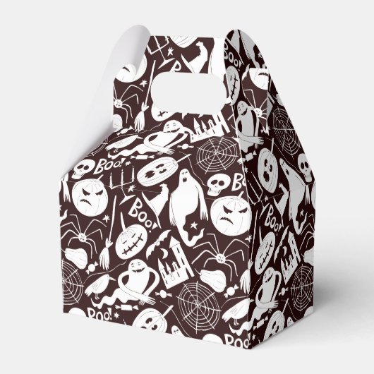 Spooky Halloween Gefallen Box Geschenkschachtel (Vorderseite)