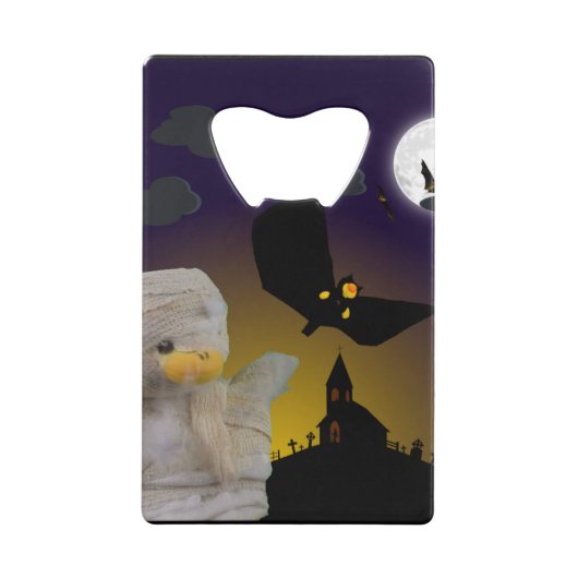 Spooky Halloween Geldbeutel Flaschenöffner (Vorderseite)