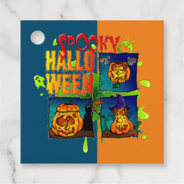 Spooky Halloween Geschenkanhänger