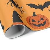 Spooky Halloween Geschenkpapier - Klassik (Rolleneckpunkt)