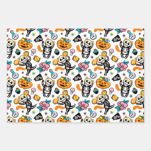 Spooky Halloween Geschenkpapier Set (Vorderseite 2)