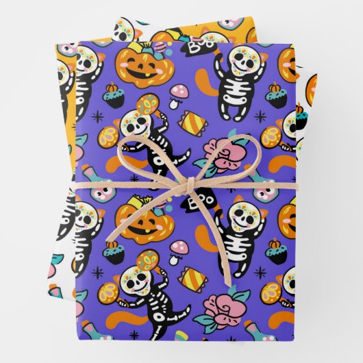 Spooky Halloween Geschenkpapier Set (Beispiel)