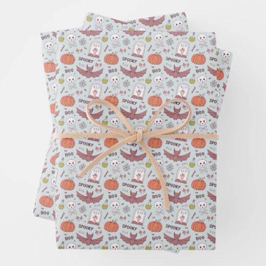 Spooky Halloween Geschenkpapier Set (Beispiel)