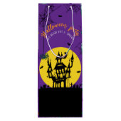 🎃 Spooky Halloween-Geschenktasche Geschenktüte Für Weinflaschen (Rückseite)