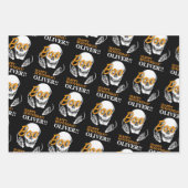 Spooky Halloween-Geschenkwrap Geschenkpapier Set (Vorderseite)