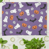 Spooky Halloween Geschirrtuch (Gefaltet)
