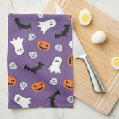 Spooky Halloween Geschirrtuch (Viertel Falte)