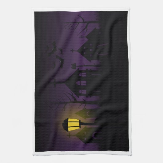 Spooky Halloween  Geschirrtuch (Vertikal)