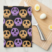 Spooky Halloween Geschirrtuch (Viertel Falte)