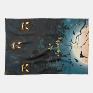 Spooky Halloween Geschirrtuch