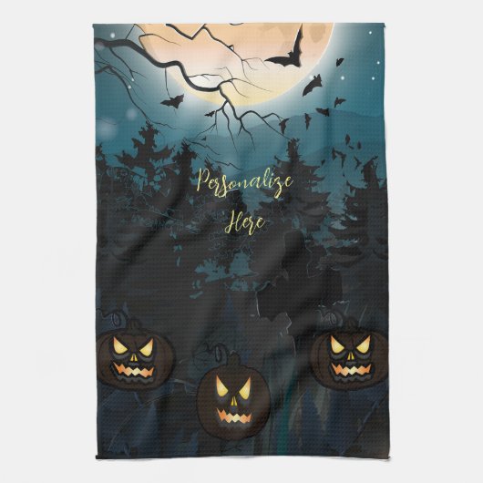 Spooky Halloween Geschirrtuch (Vertikal)