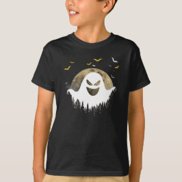 Spooky Halloween Gespenst und Fledermäuse T-Shirt