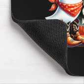 Spooky Halloween Ghost Cowboy Ghost Western Mousepad (Ecke)