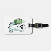 Spooky Halloween Ghost Drink Matcha Drink Gepäckanhänger (Vorderseite horizontal)