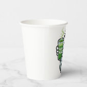 Spooky Halloween Ghost Drink Matcha Drink Pappbecher (Rechts)