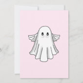Spooky Halloween Ghost Einladung (Rückseite)