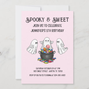 Spooky Halloween Ghost Einladung