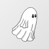Spooky Halloween Ghost Fensteraufkleber (Blatt)