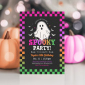 Spooky Halloween Ghost Geburtstag Retro Einladung